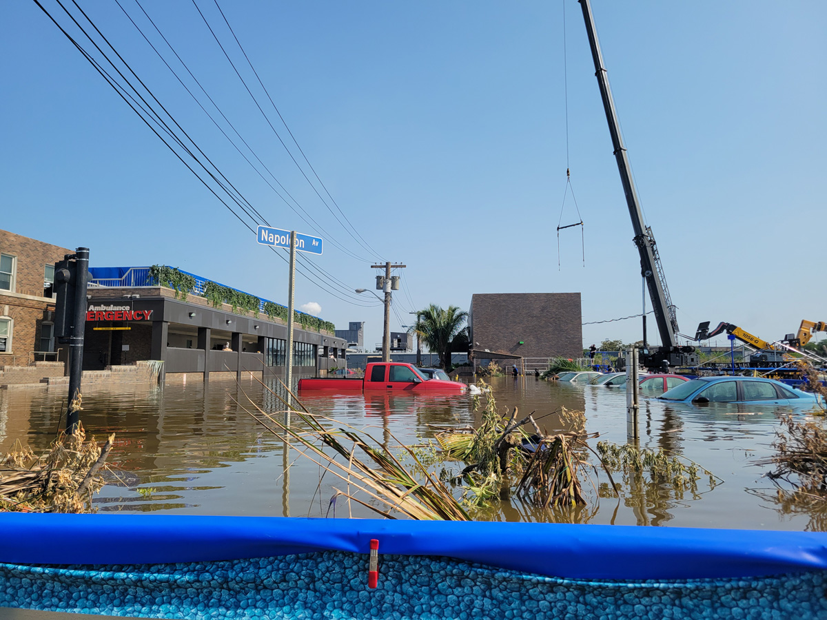 Flooded Street Stunt Coordinator Bill Toronto